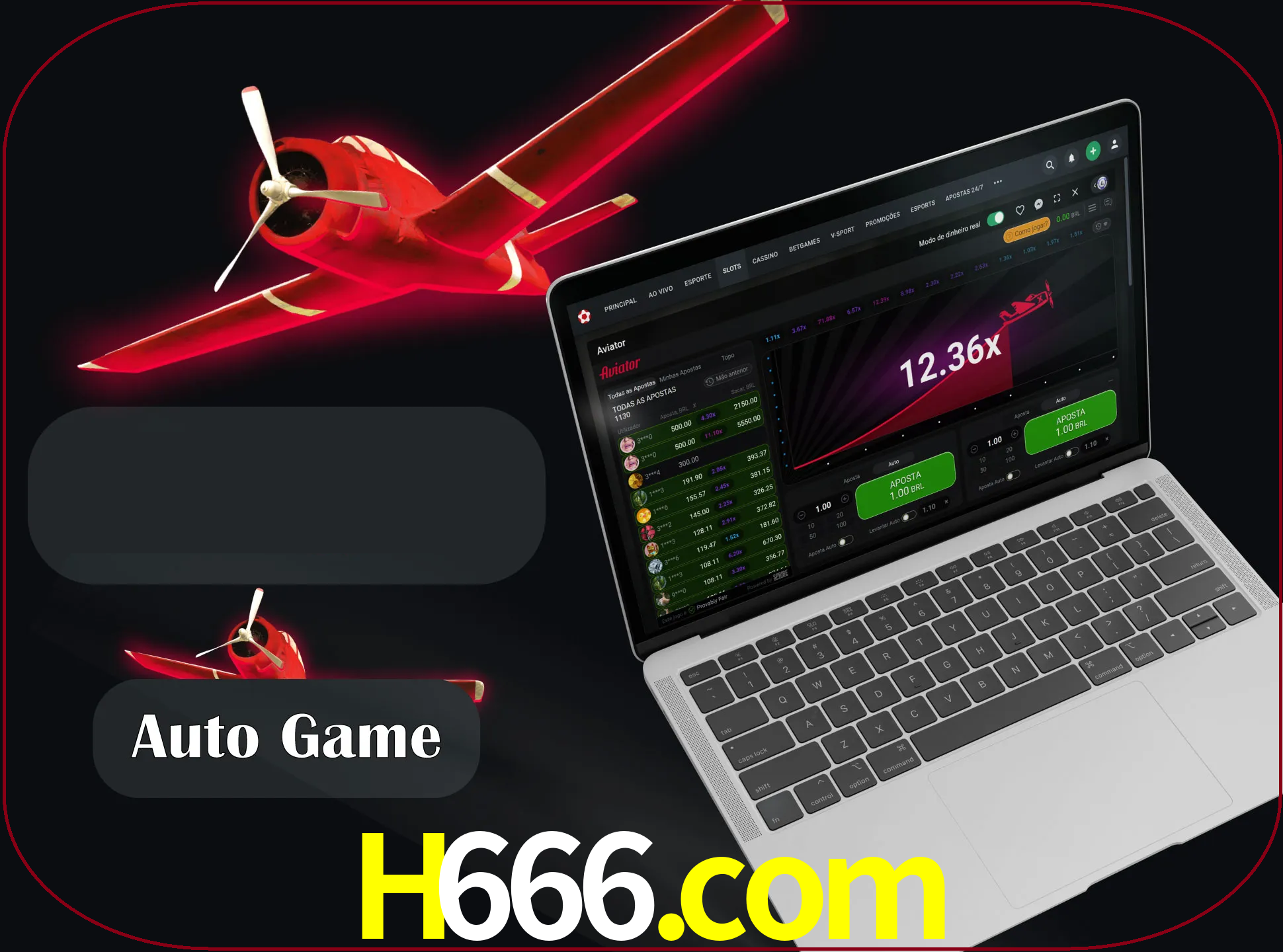 No modo automático, os jogos apostam e sacam seu dinheiro automaticamente.
