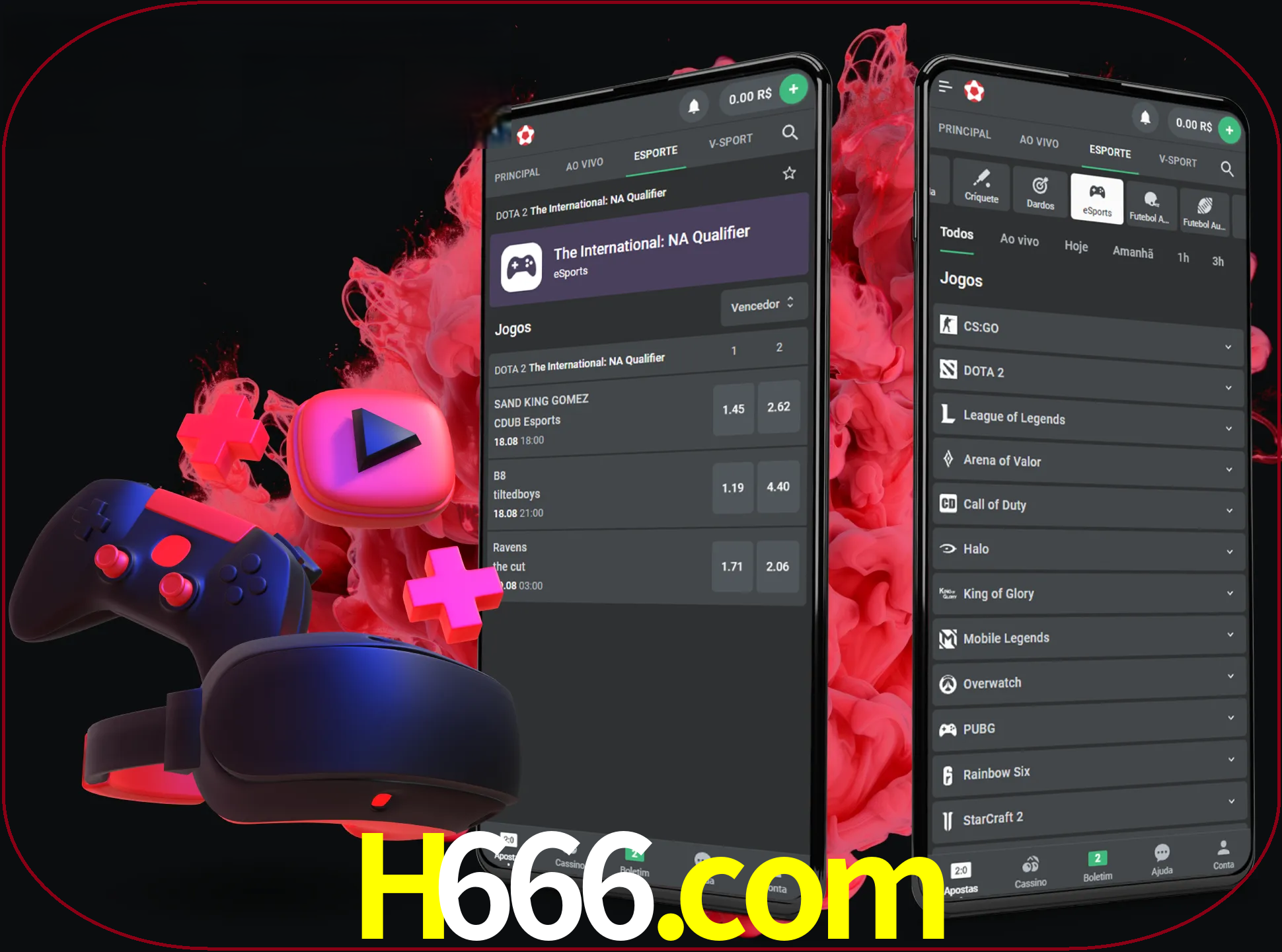 Para ter a aplicação móvel h666 no seu smartphone, basta descarregar o ficheiro apk e seguir as instruções.