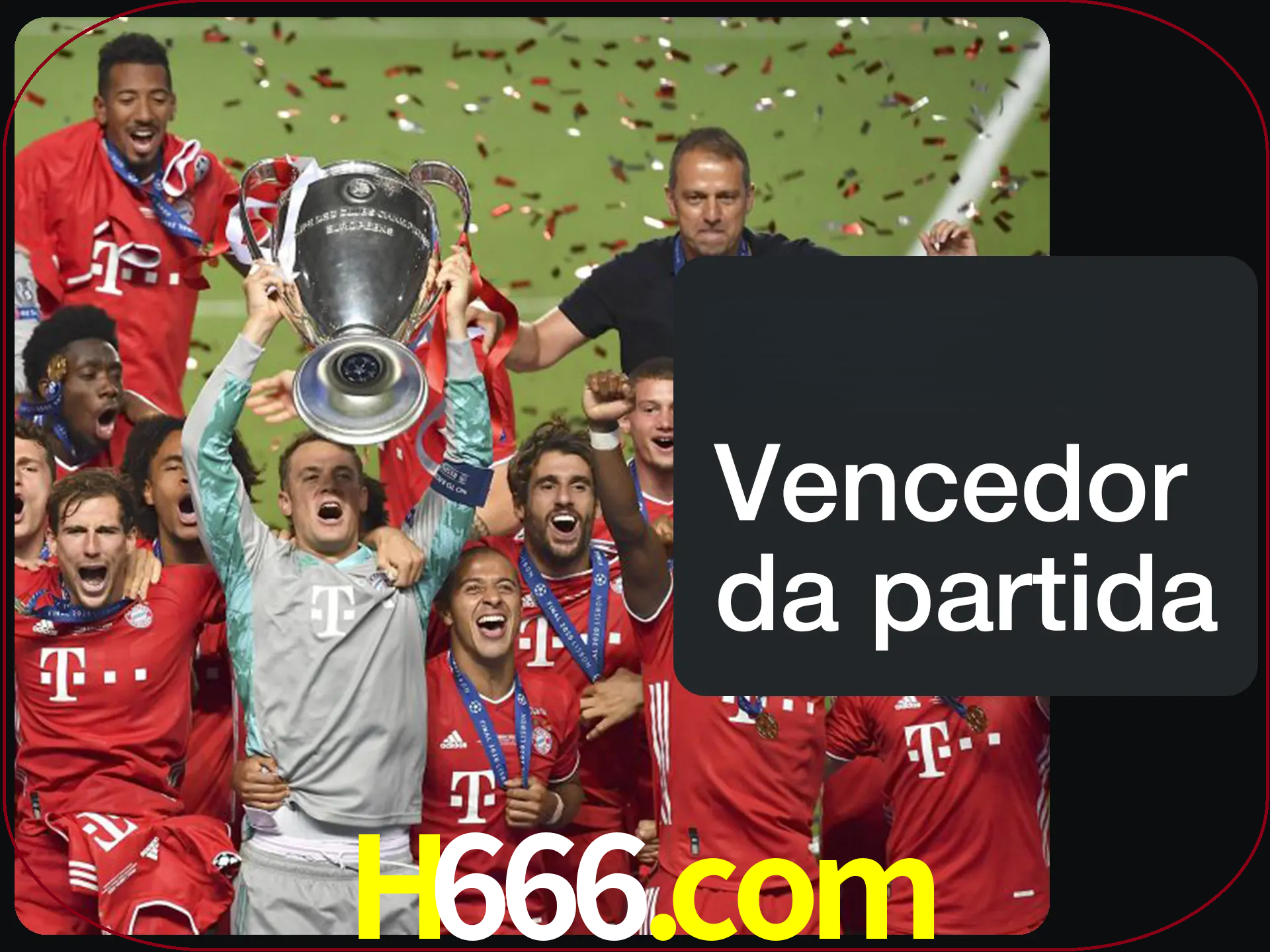 Aposte no vencedor e ganhe uma grande quantia de dinheiro.