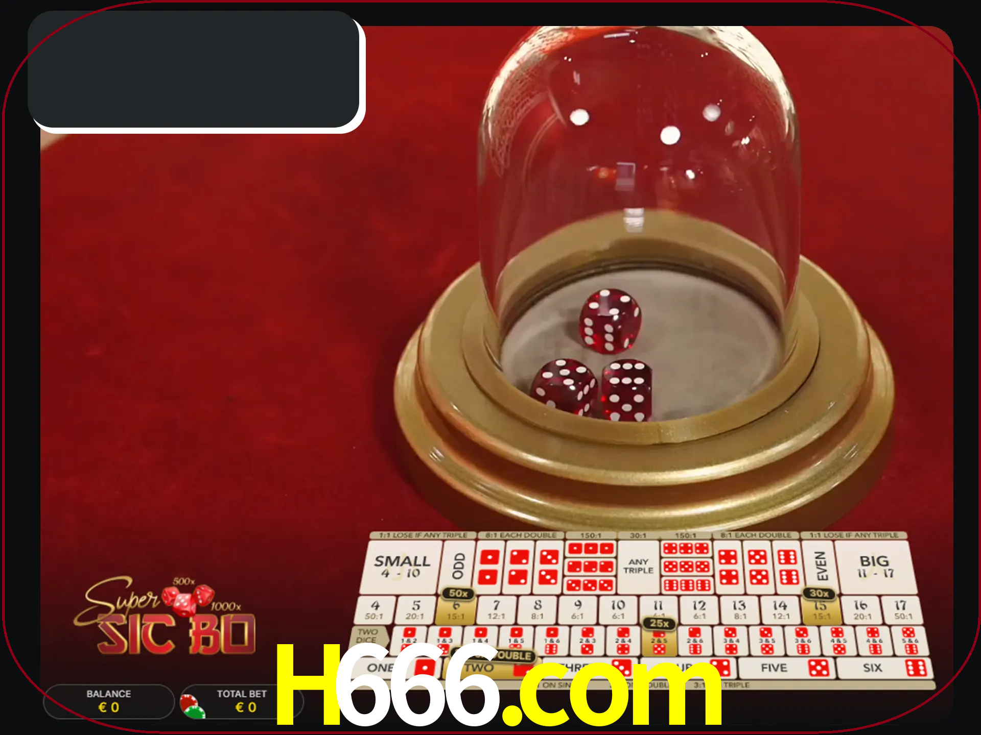 Deixe os dados ao seu lado nos jogos da Sic Bo.