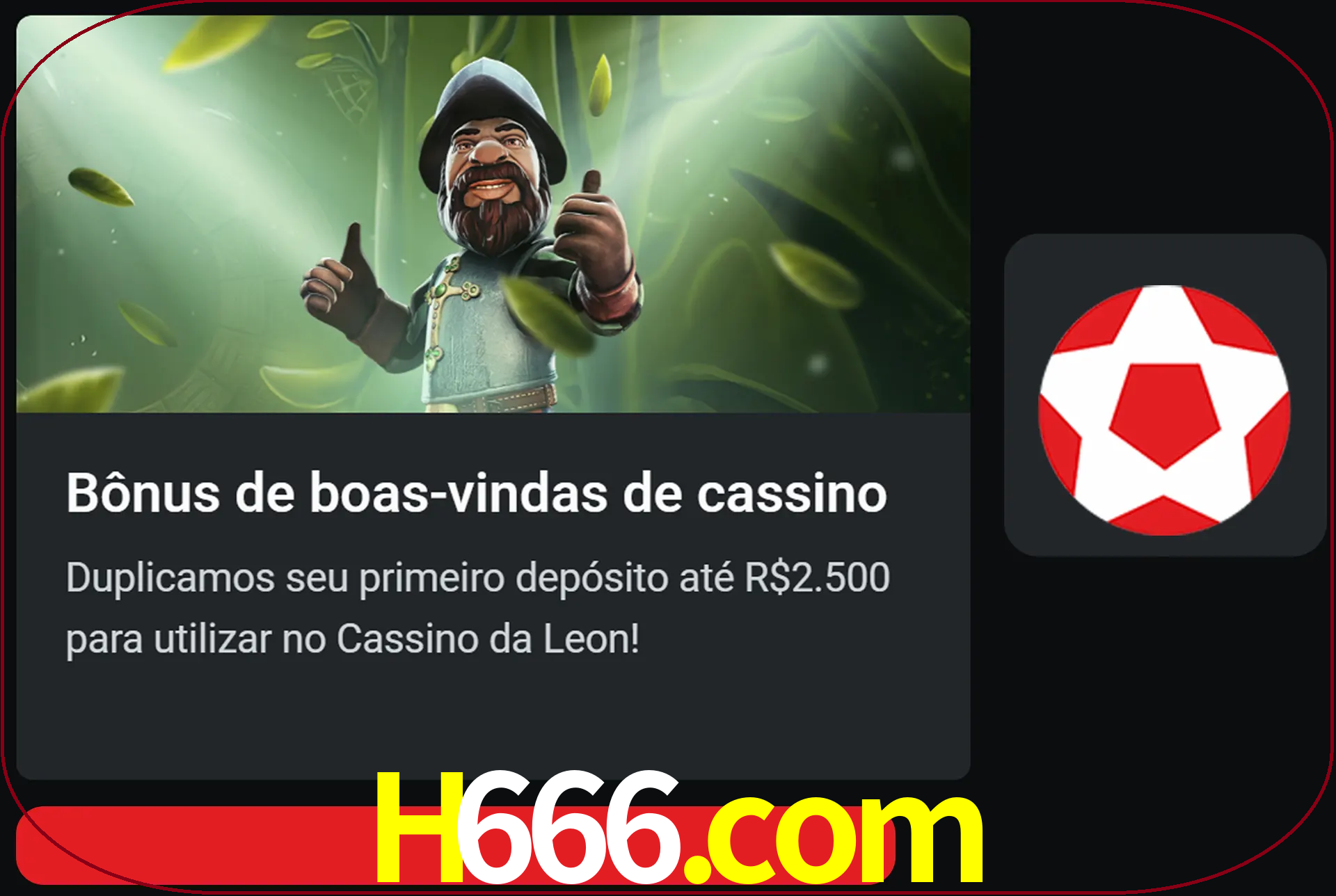 Receba seu dinheiro do bônus de boas-vindas após o primeiro depósito.