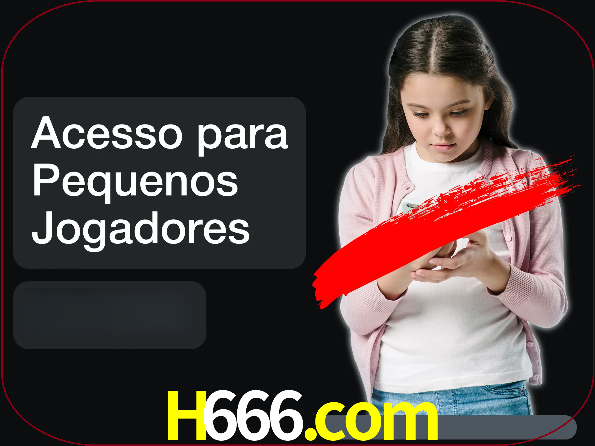As crianças não podem jogar jogos de cassino.